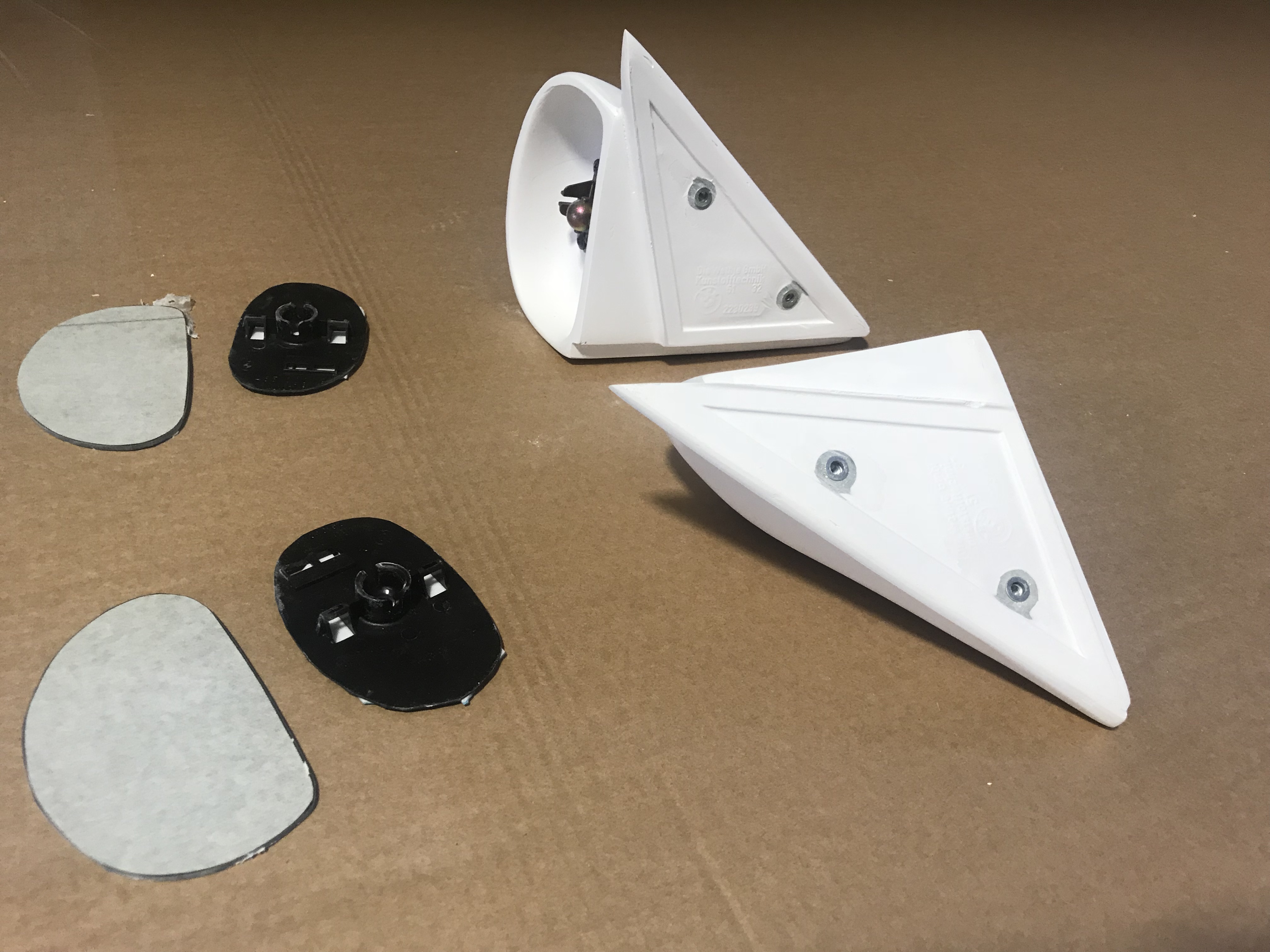 BMW E30 CUP MIRRORS (PAIR) ABS Motorsport