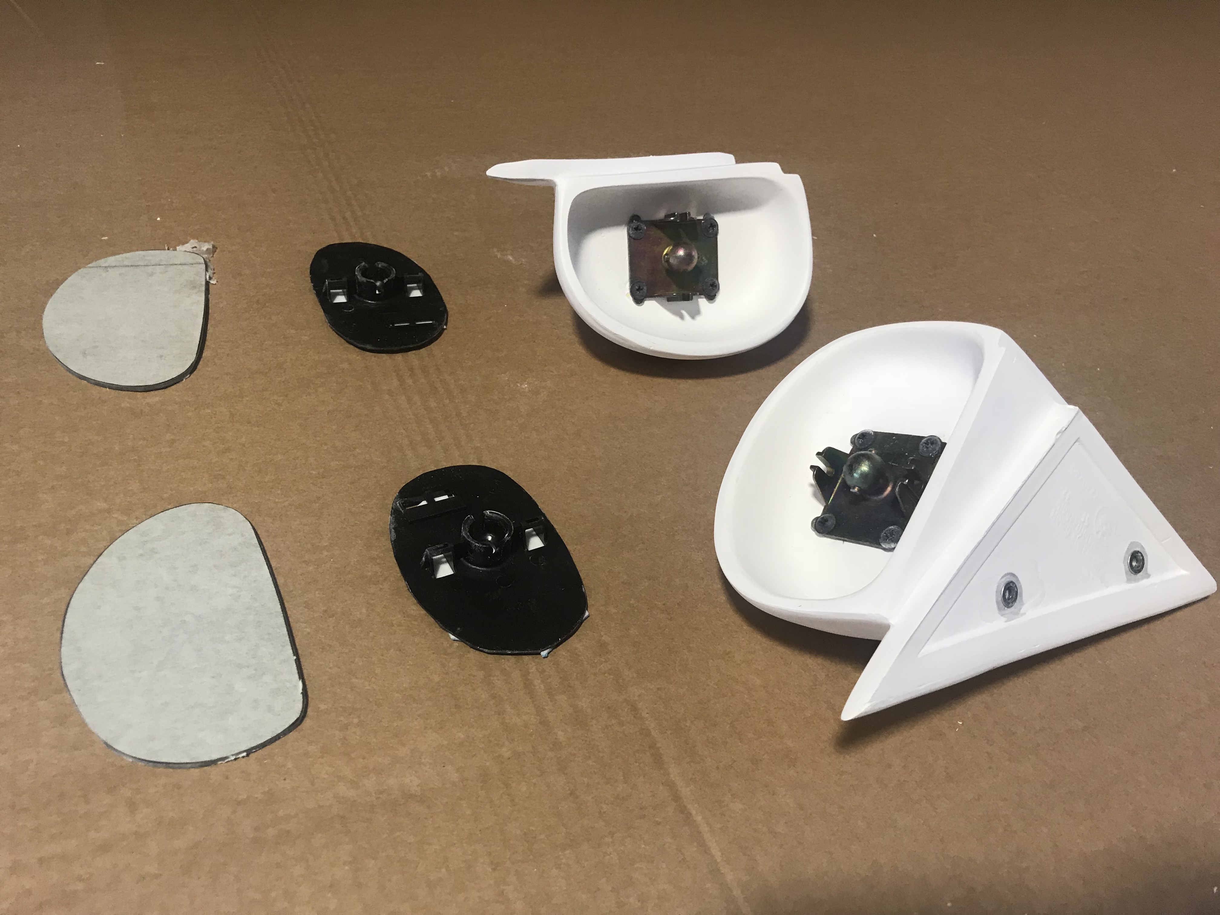 BMW E30 CUP MIRRORS (PAIR) ABS Motorsport