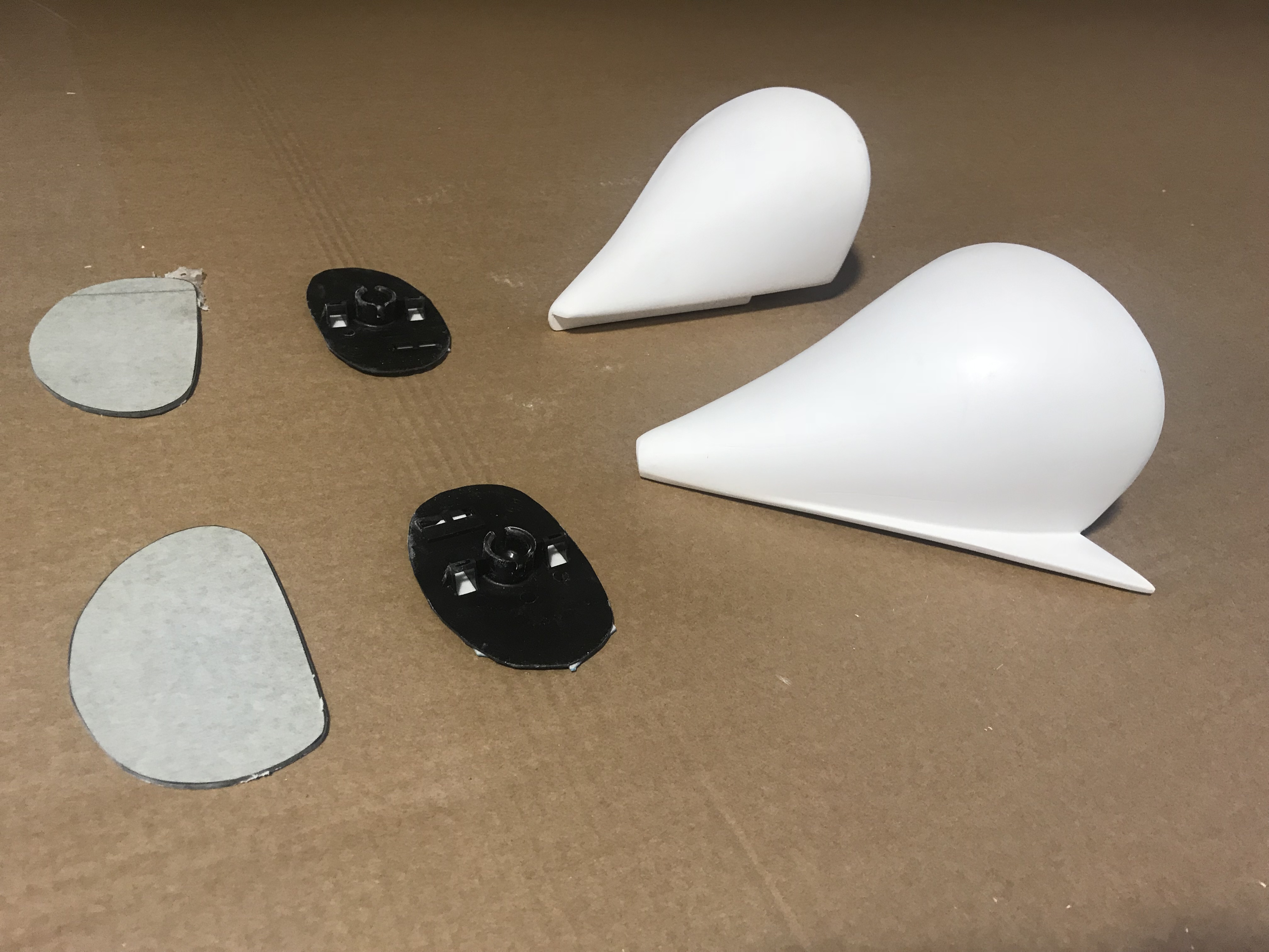 BMW E30 CUP MIRRORS (PAIR) ABS Motorsport